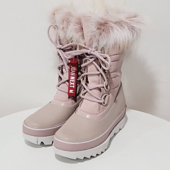 Sorel Joan Of Artic Mauve Waterproof Boots - Picture 4 of 9